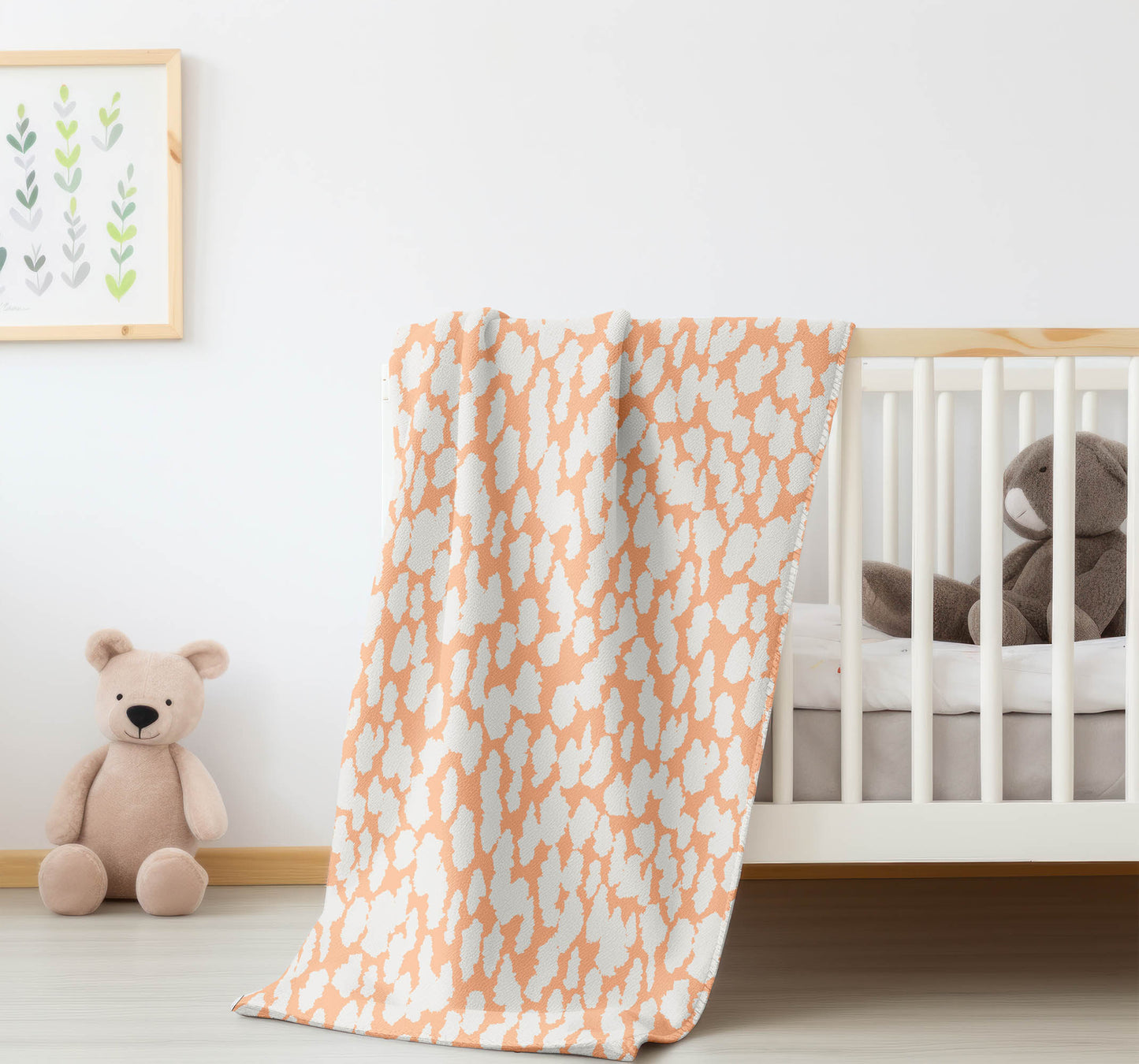 Animal Splat Velveteen Fleece Blanket