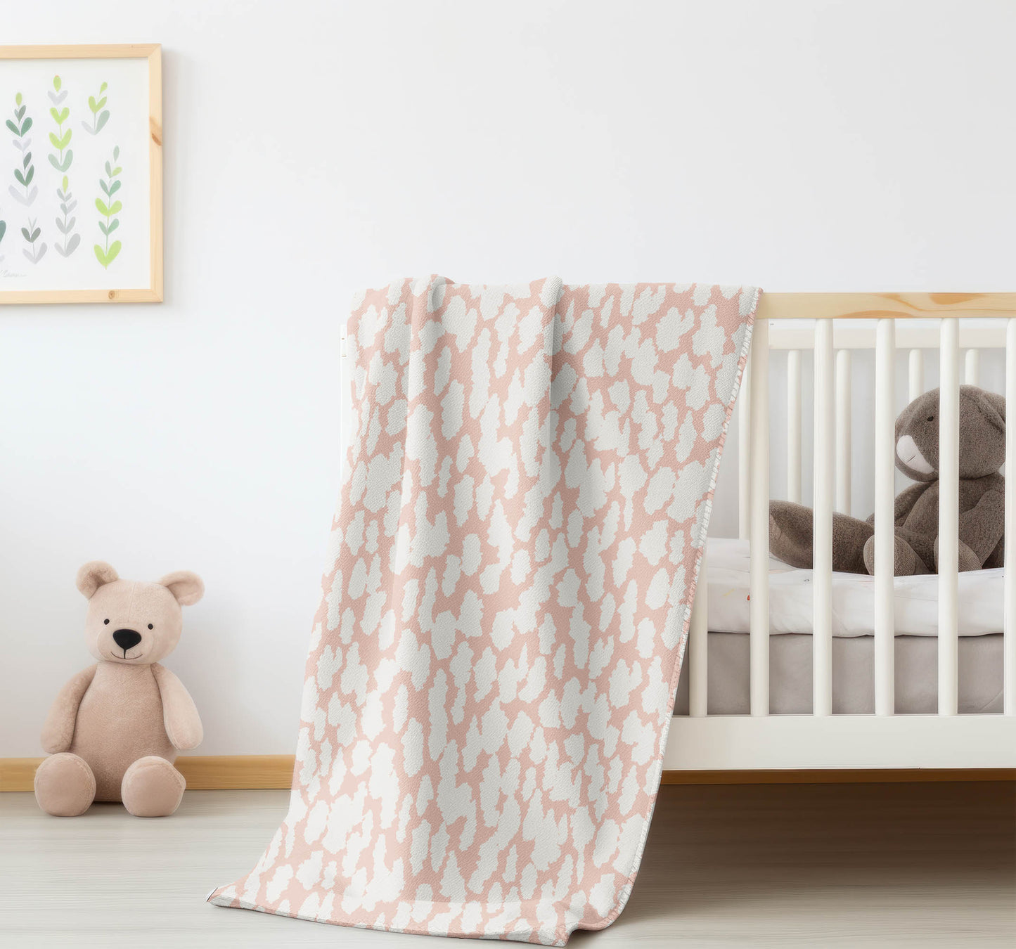 Animal Splat Velveteen Fleece Blanket