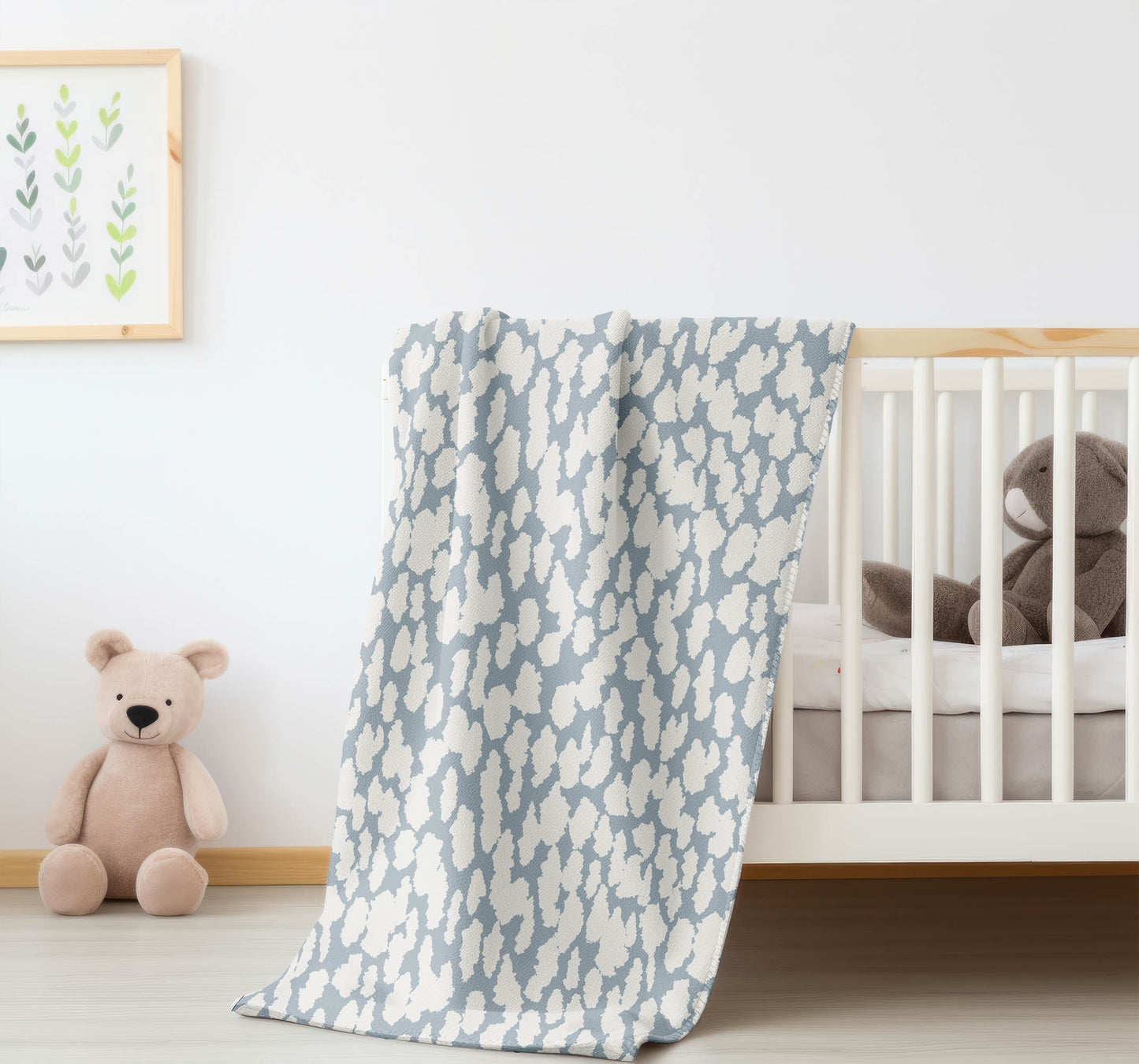 Animal Splat Velveteen Fleece Blanket