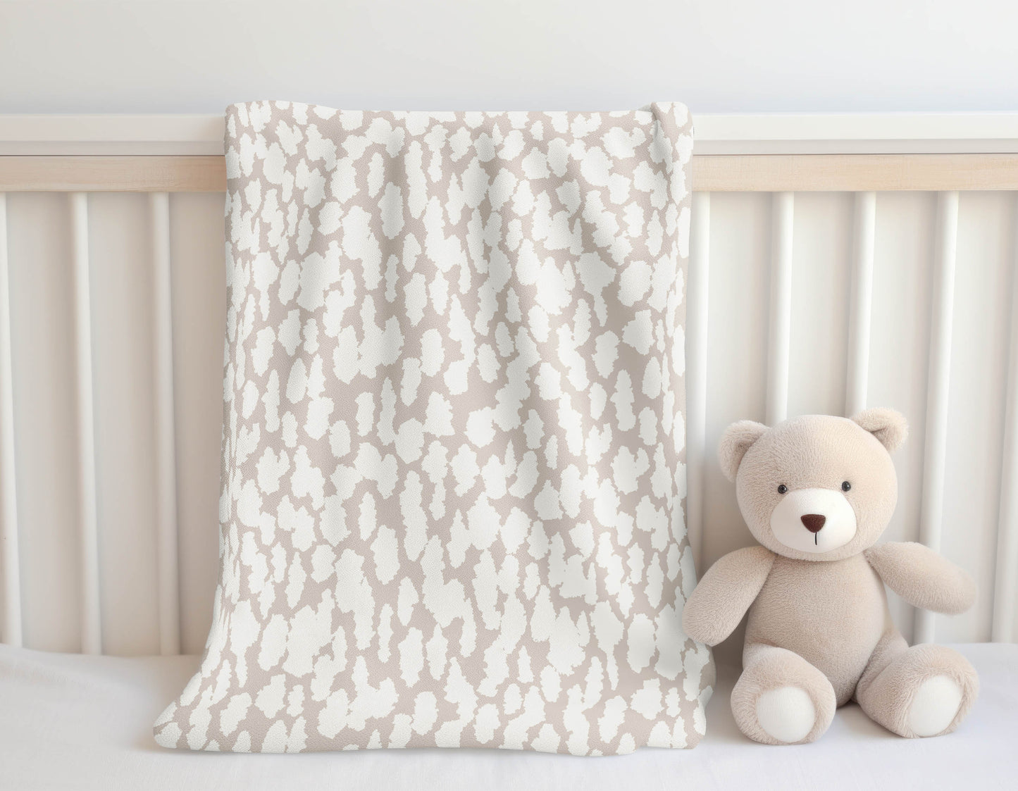 Animal Splat Velveteen Fleece Blanket