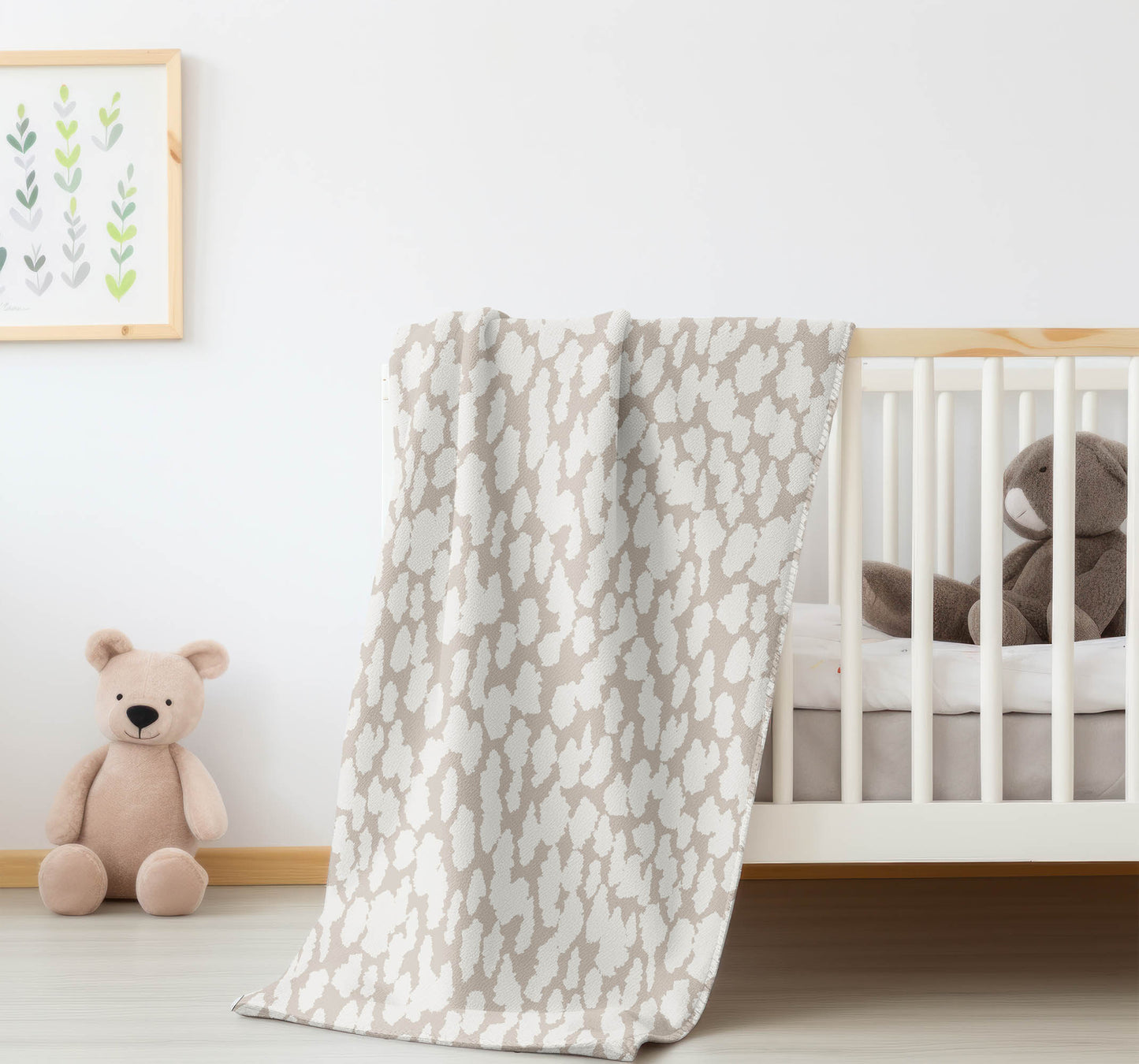 Animal Splat Velveteen Fleece Blanket