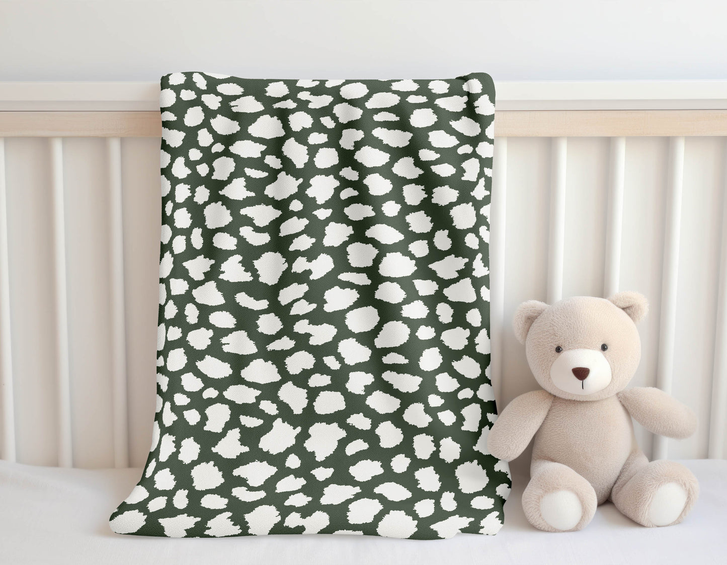 Animal Spot Velveteen Fleece Blanket