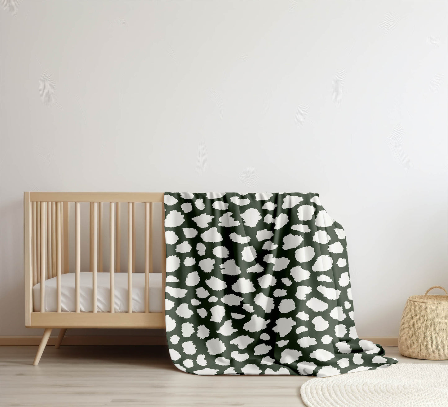 Animal Spot Velveteen Fleece Blanket