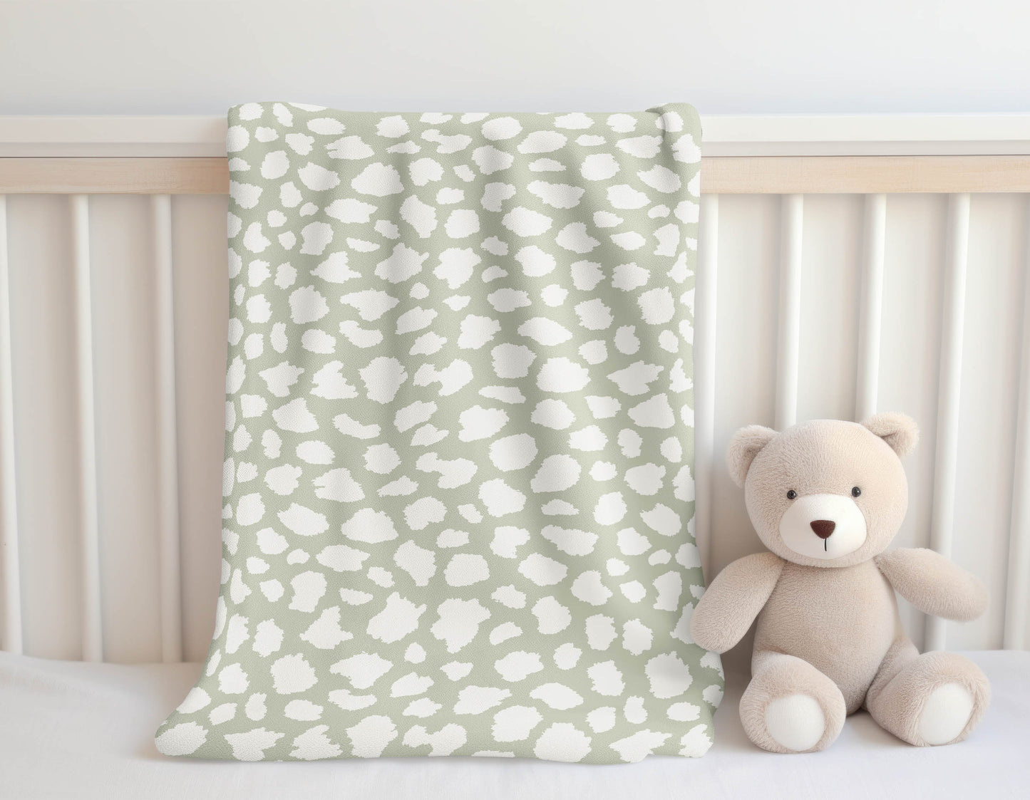 Animal Spot Velveteen Fleece Blanket