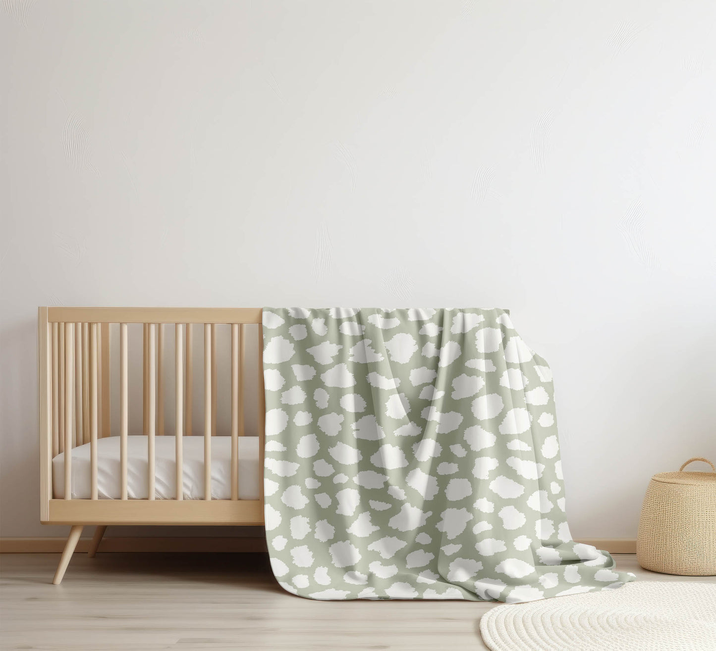 Animal Spot Velveteen Fleece Blanket