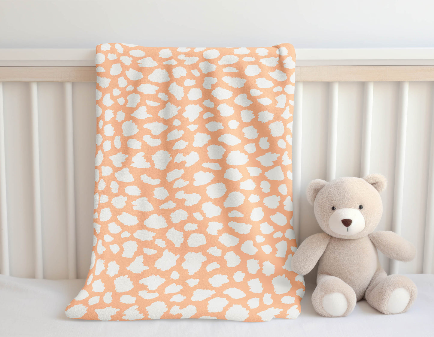 Animal Spot Velveteen Fleece Blanket