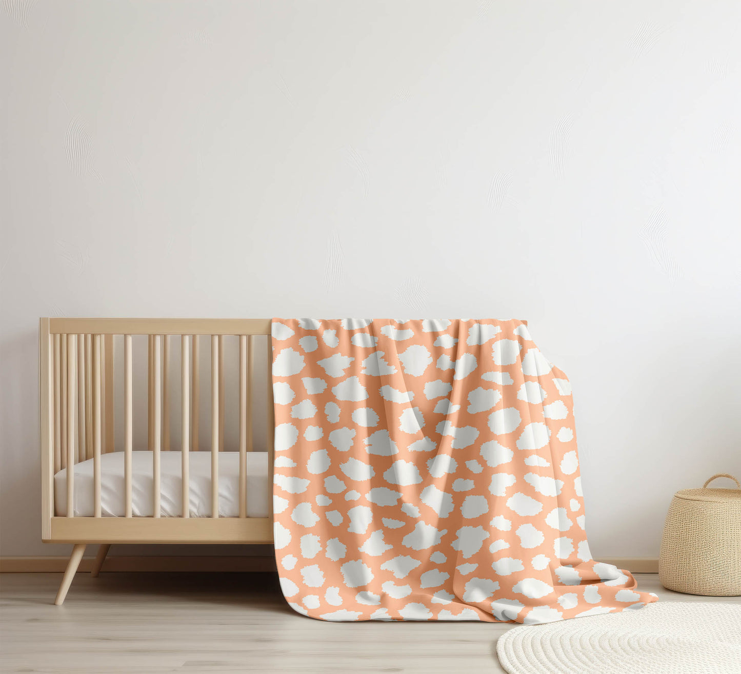 Animal Spot Velveteen Fleece Blanket