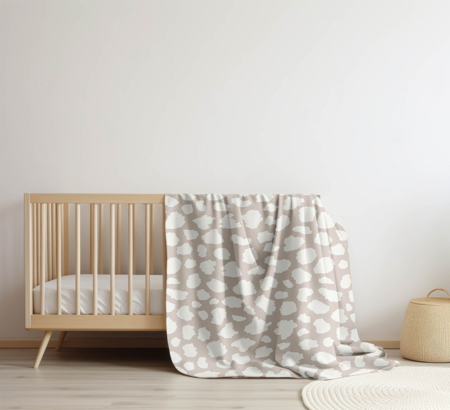 Animal Spot Velveteen Fleece Blanket