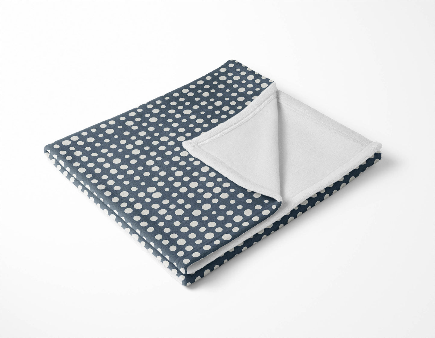 Assorted Dots Velveteen Fleece Blanket