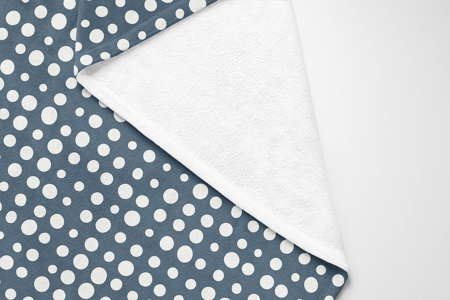 Assorted Dots Velveteen Fleece Blanket