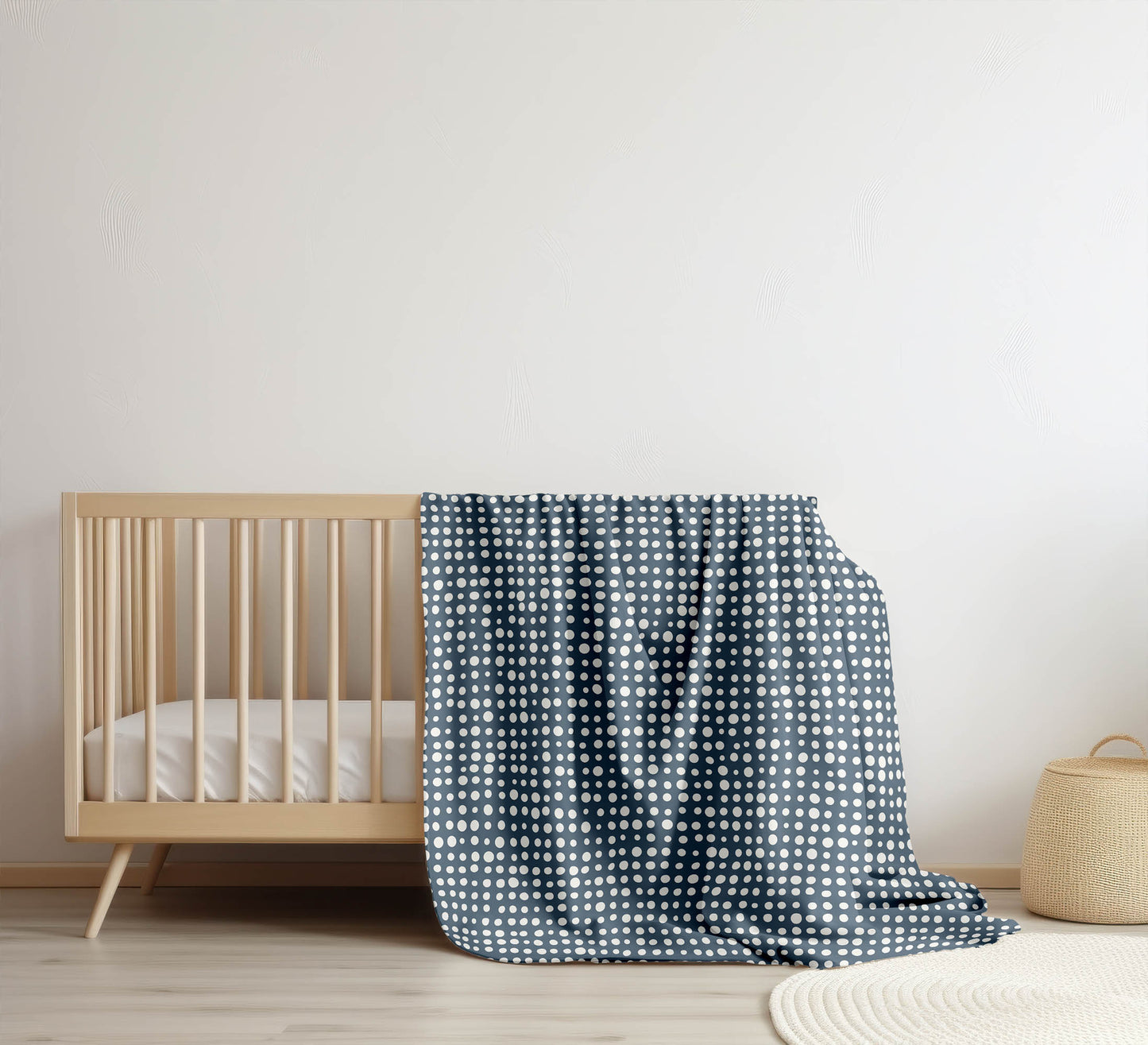 Assorted Dots Velveteen Fleece Blanket