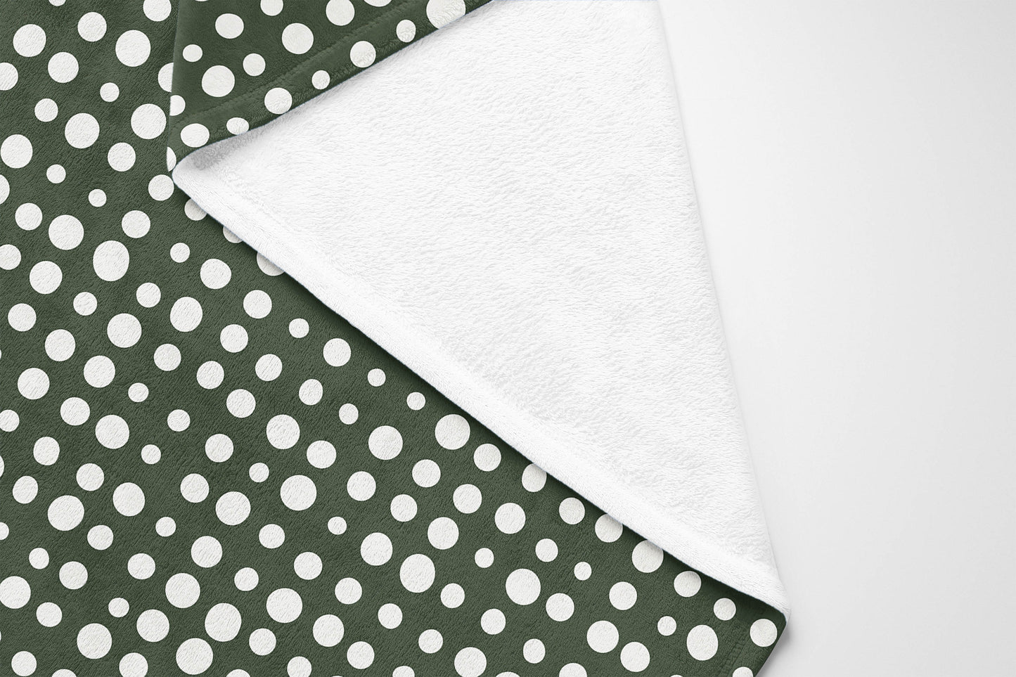 Assorted Dots Velveteen Fleece Blanket