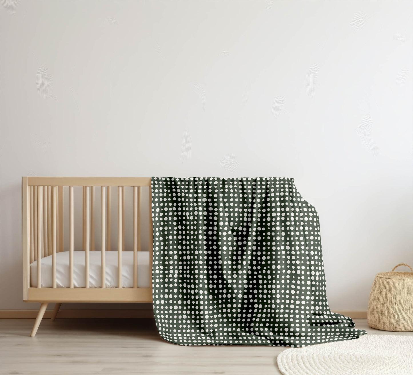 Assorted Dots Velveteen Fleece Blanket