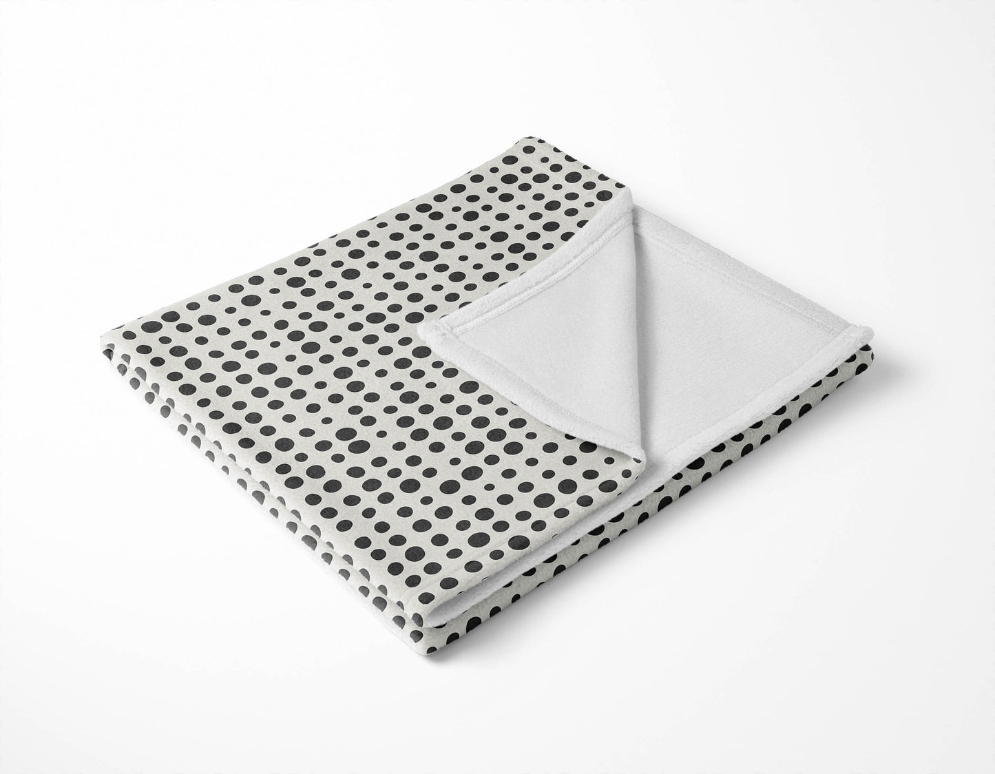 Assorted Dots Velveteen Fleece Blanket