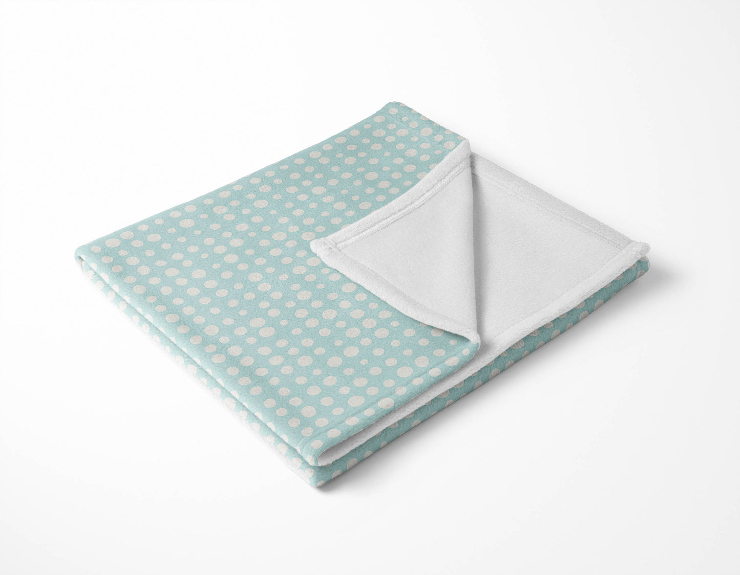 Assorted Dots Velveteen Fleece Blanket