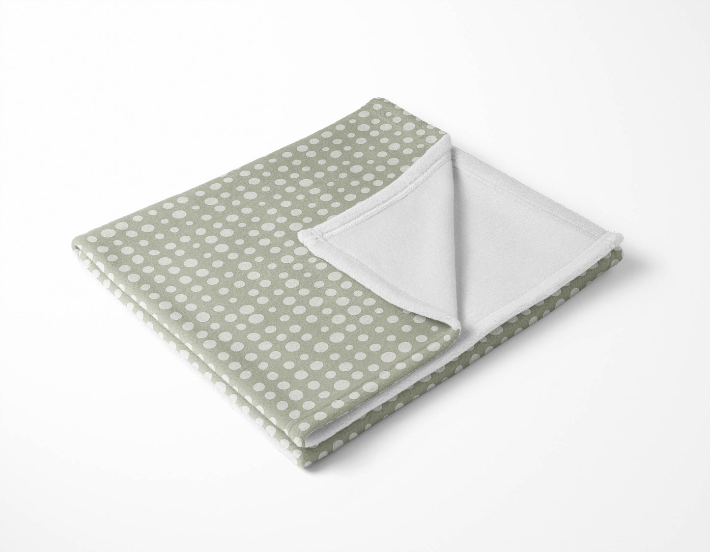 Assorted Dots Velveteen Fleece Blanket