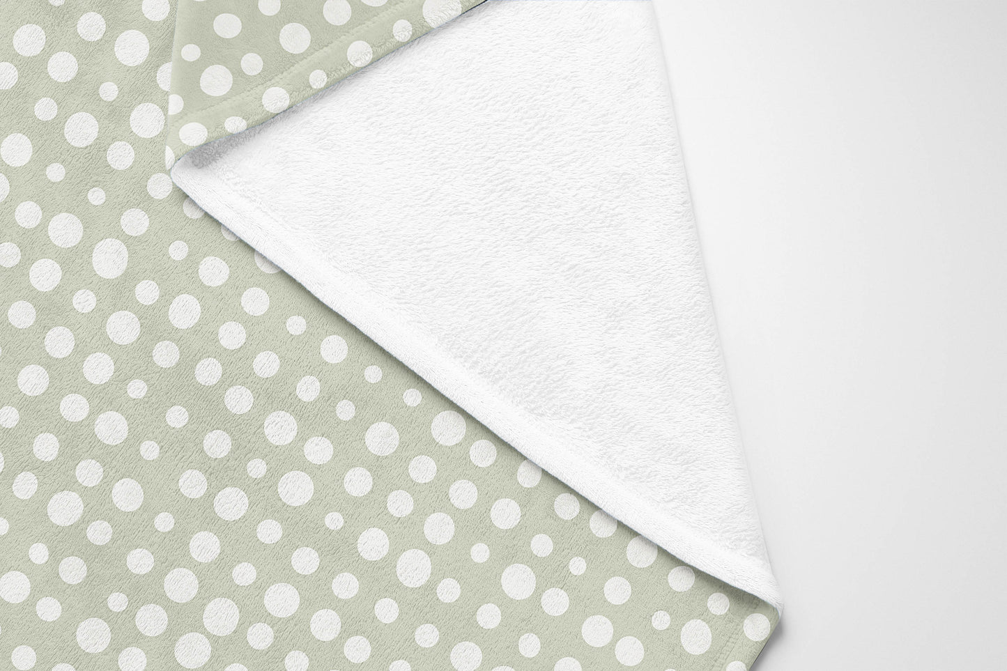 Assorted Dots Velveteen Fleece Blanket