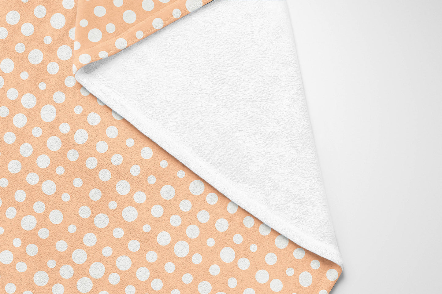Assorted Dots Velveteen Fleece Blanket