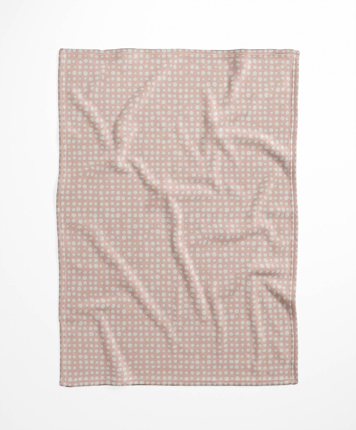 Assorted Dots Velveteen Fleece Blanket