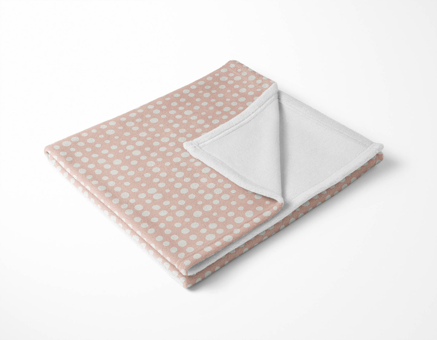 Assorted Dots Velveteen Fleece Blanket