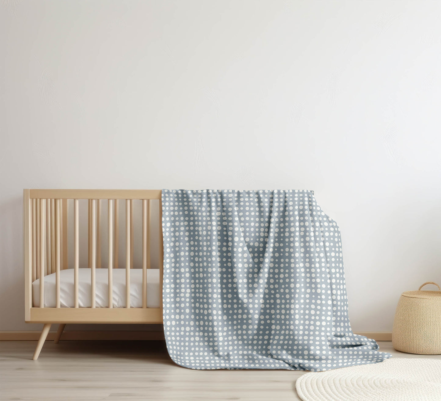Assorted Dots Velveteen Fleece Blanket