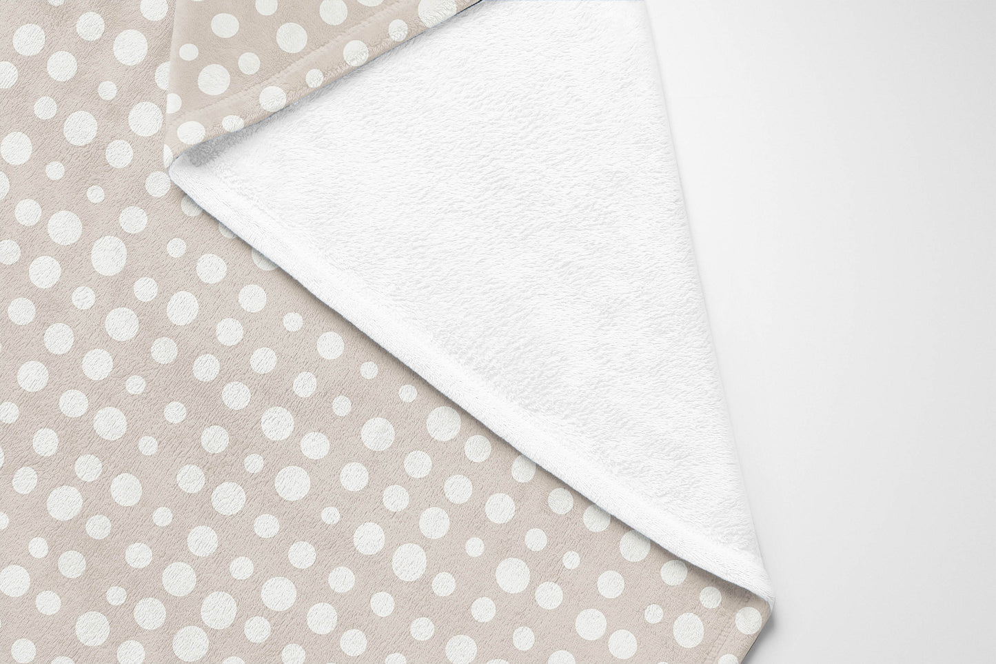 Assorted Dots Velveteen Fleece Blanket