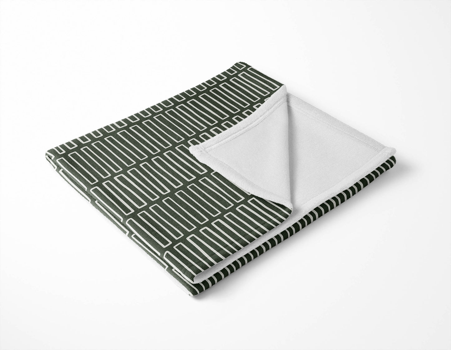 Block Maze Velveteen Fleece Blanket