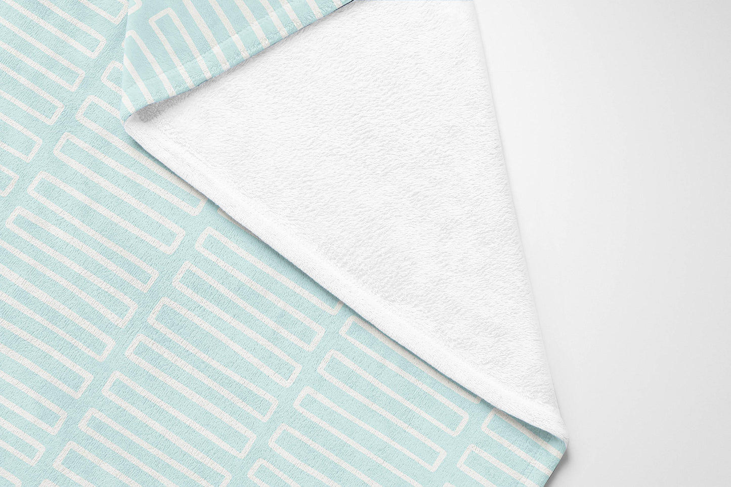 Block Maze Velveteen Fleece Blanket