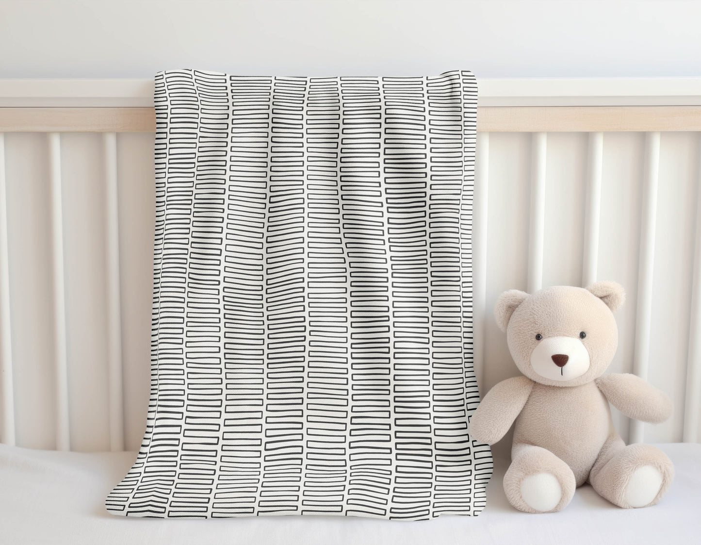Block Maze Velveteen Fleece Blanket