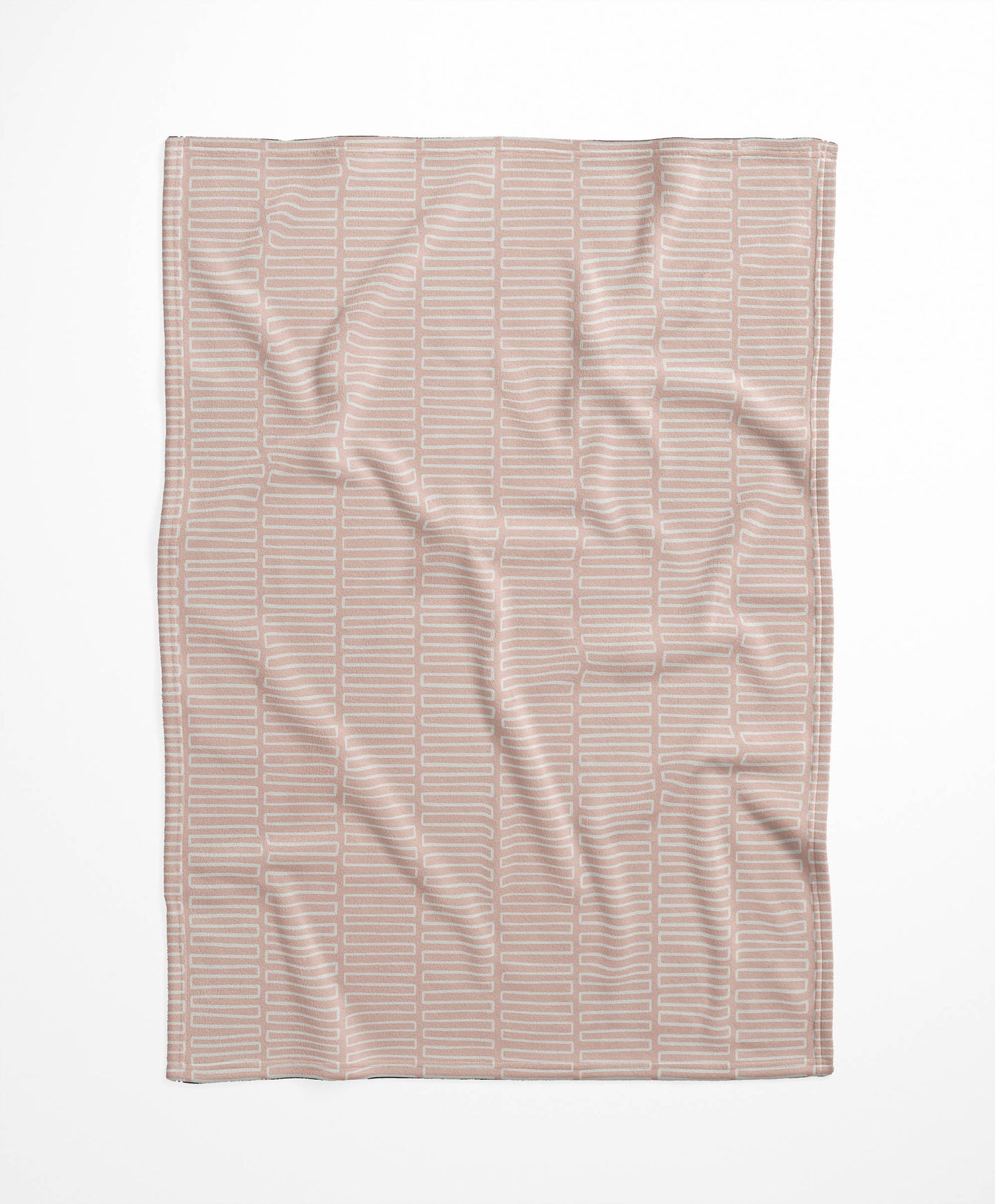 Block Maze Velveteen Fleece Blanket