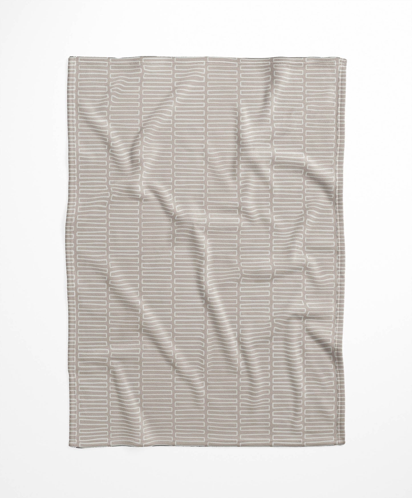 Block Maze Velveteen Fleece Blanket