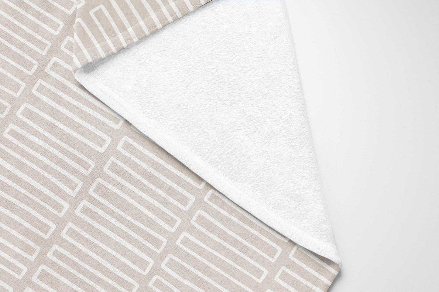 Block Maze Velveteen Fleece Blanket