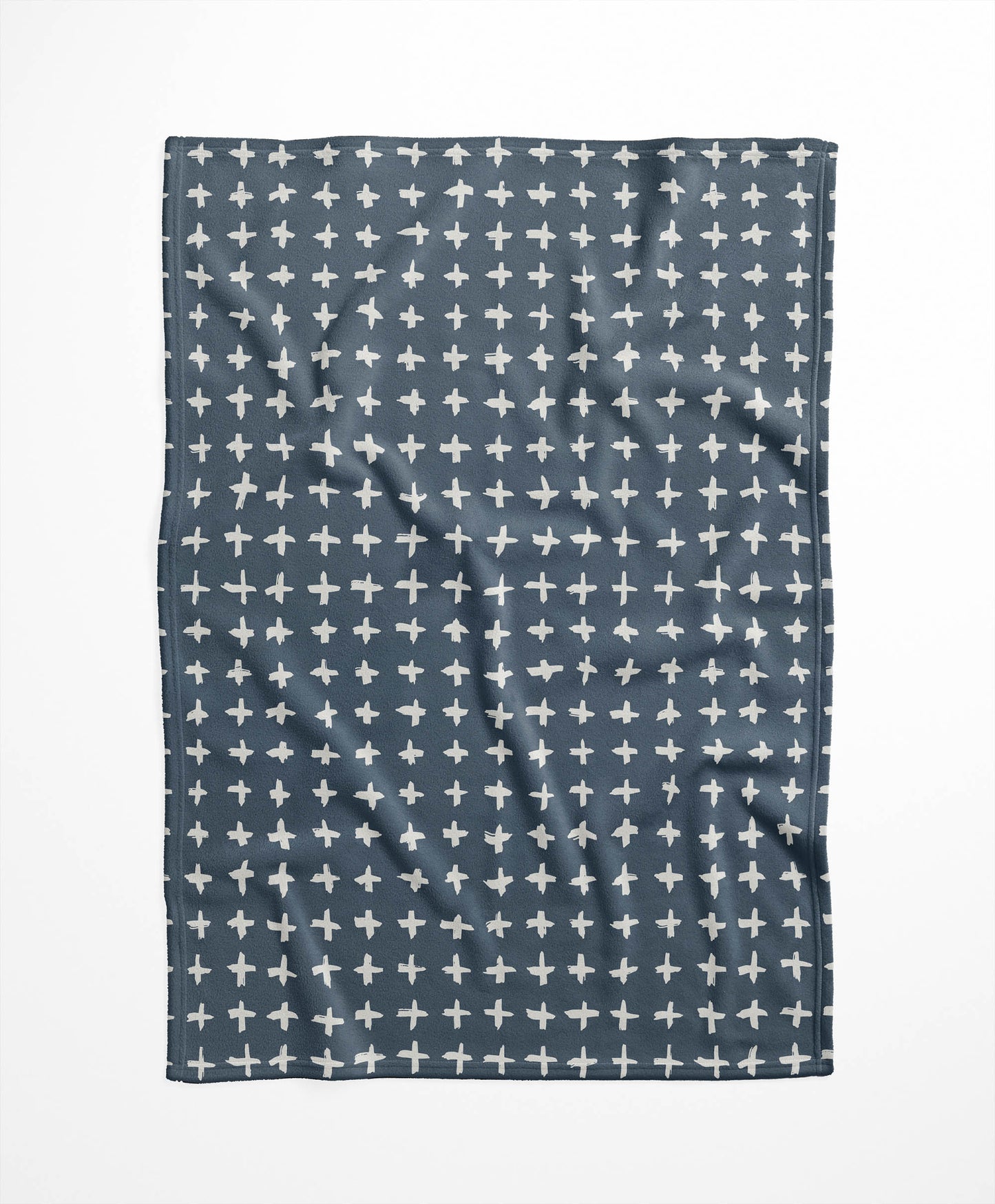 Check Velveteen Fleece Blanket