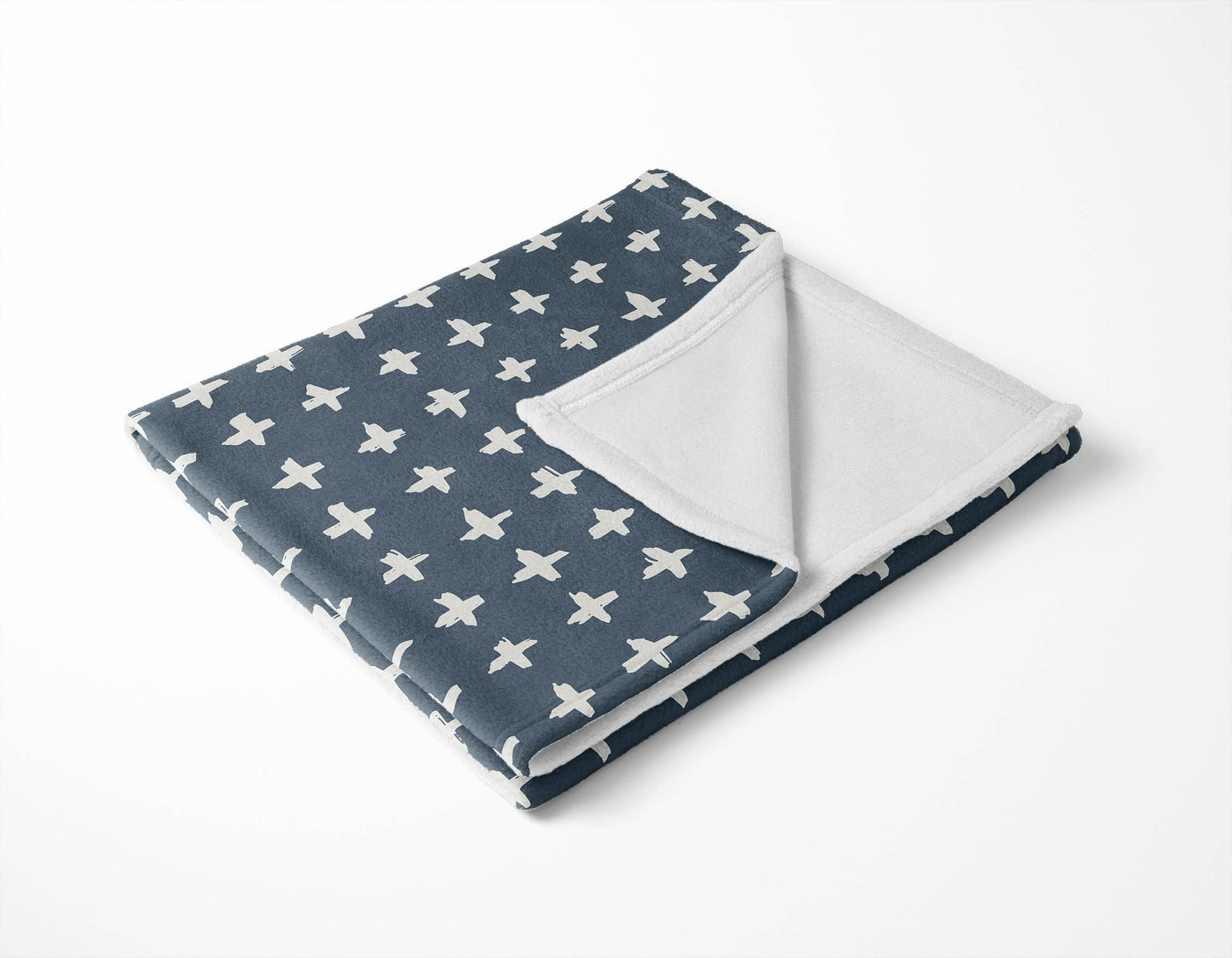 Check Velveteen Fleece Blanket