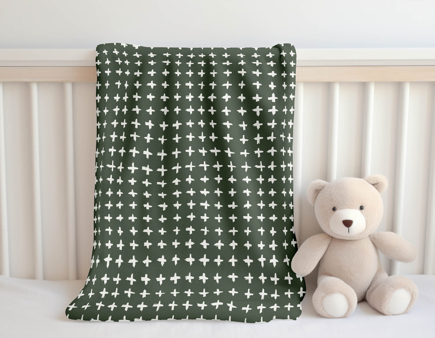 Check Velveteen Fleece Blanket