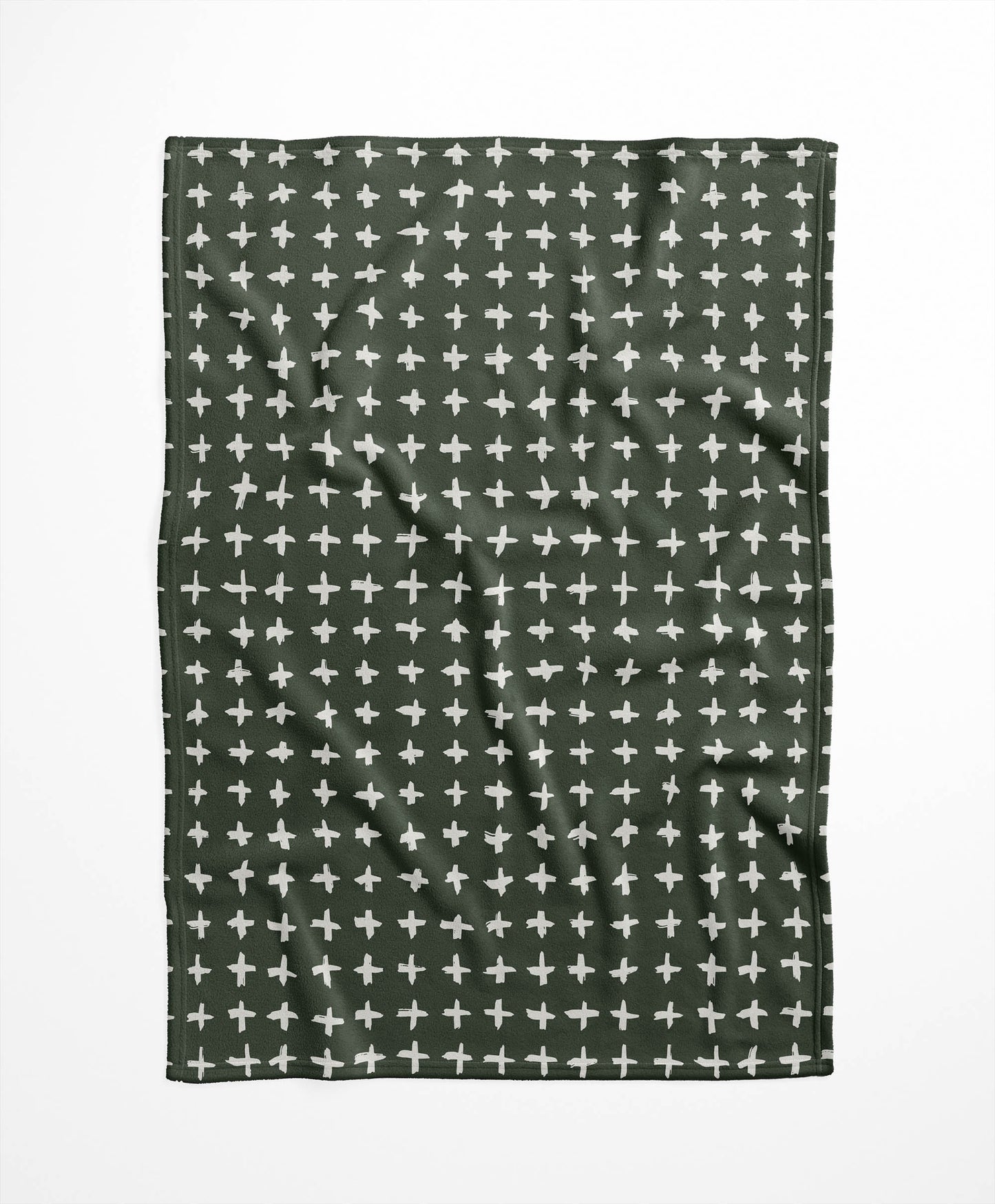 Check Velveteen Fleece Blanket