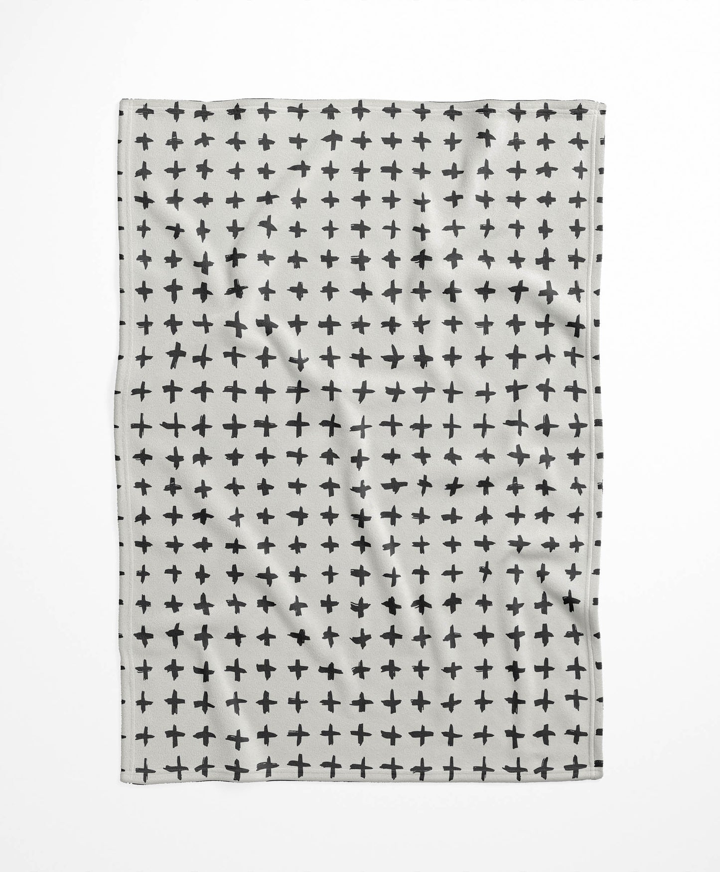 Check Velveteen Fleece Blanket