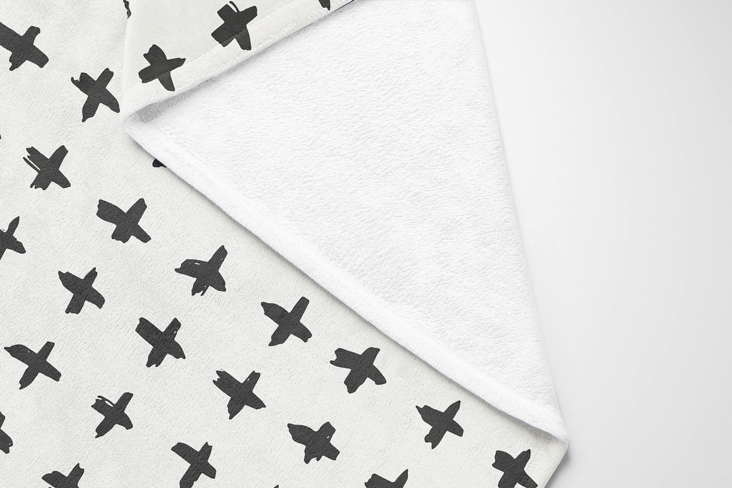 Check Velveteen Fleece Blanket