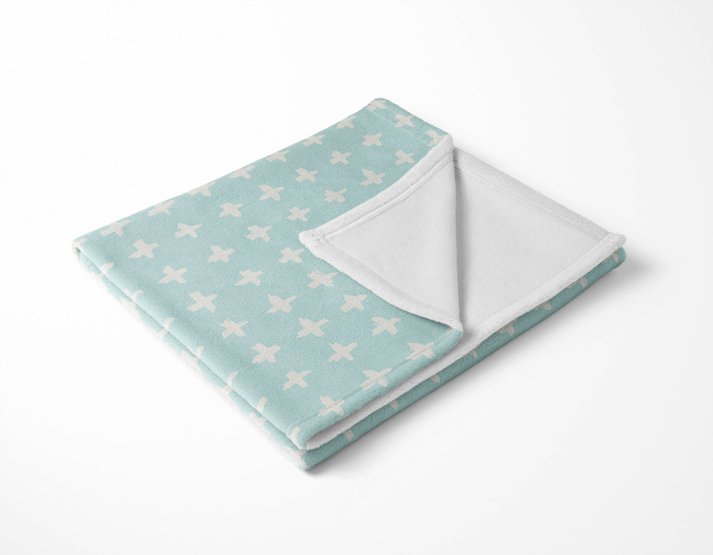 Check Velveteen Fleece Blanket