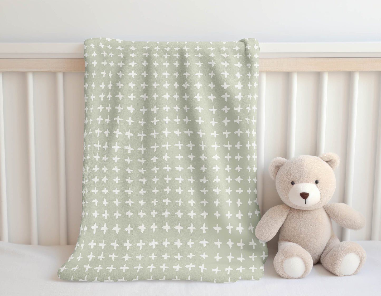 Check Velveteen Fleece Blanket