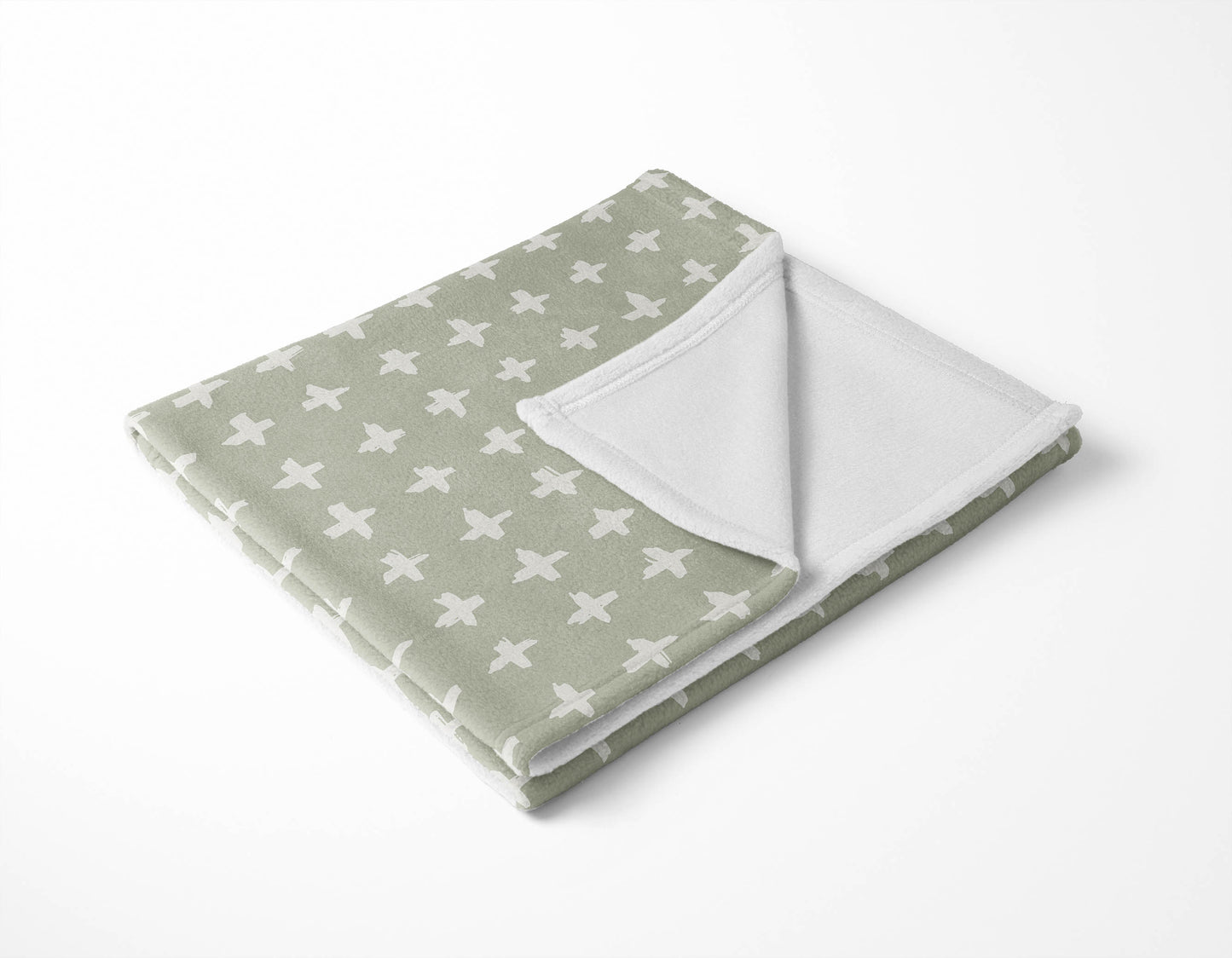 Check Velveteen Fleece Blanket