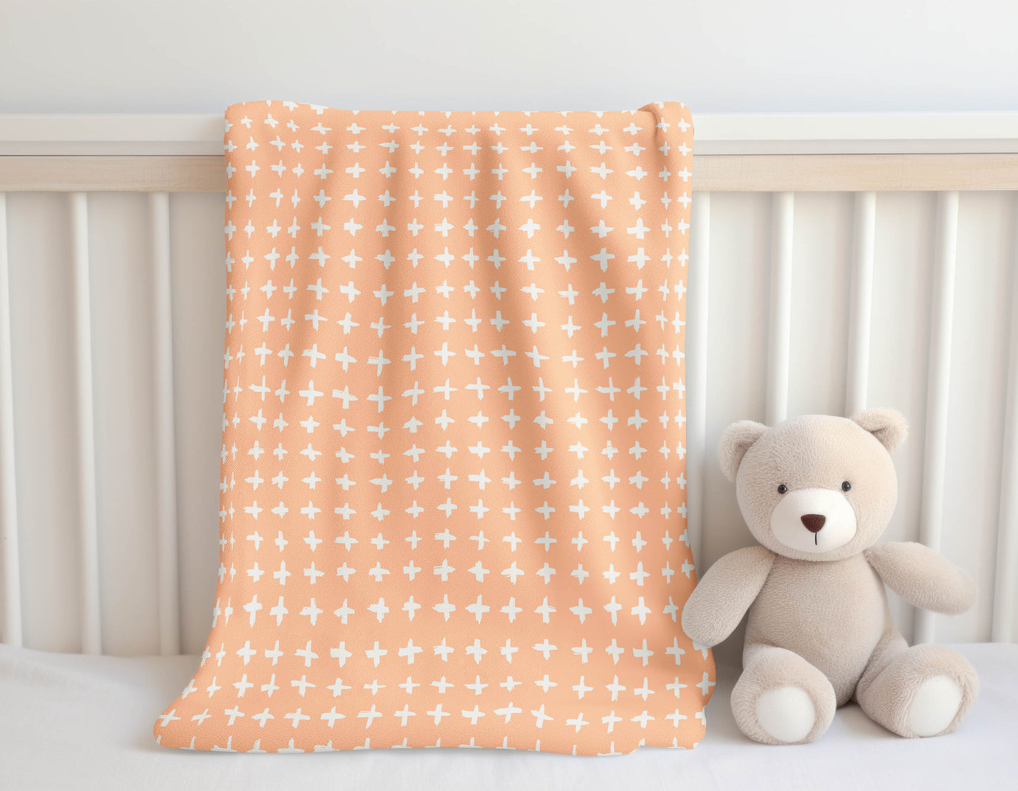 Check Velveteen Fleece Blanket