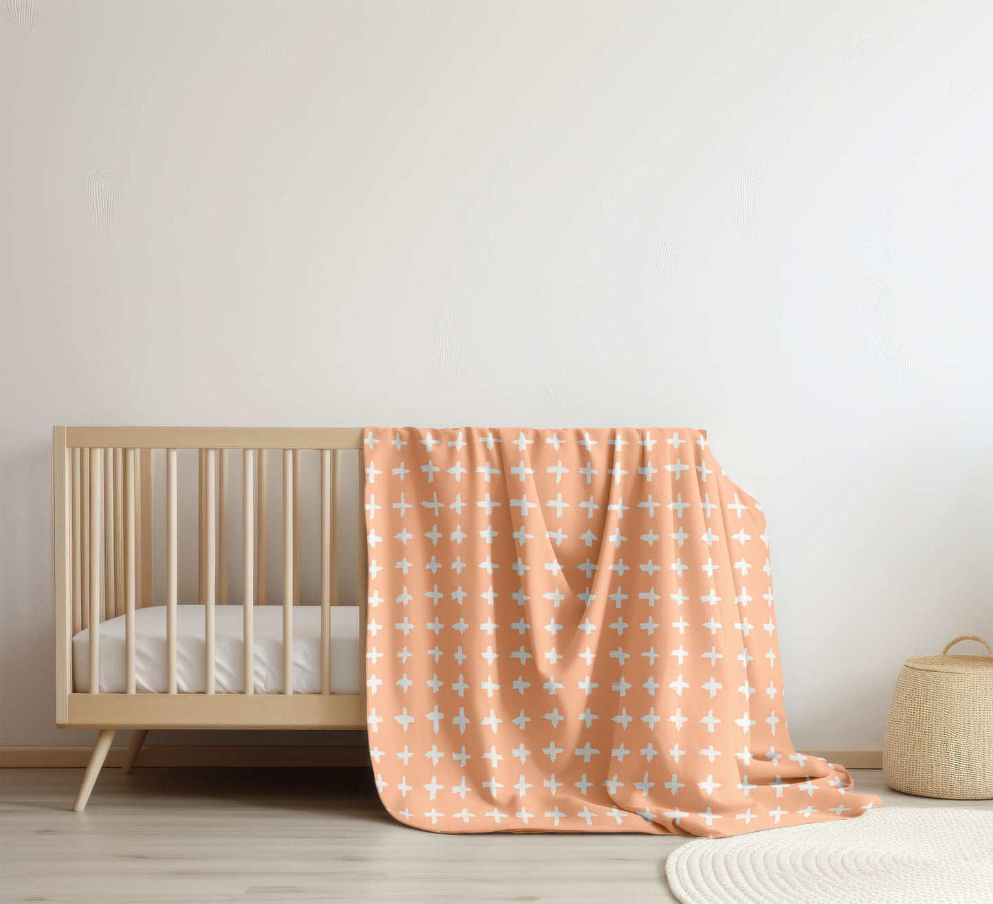 Check Velveteen Fleece Blanket