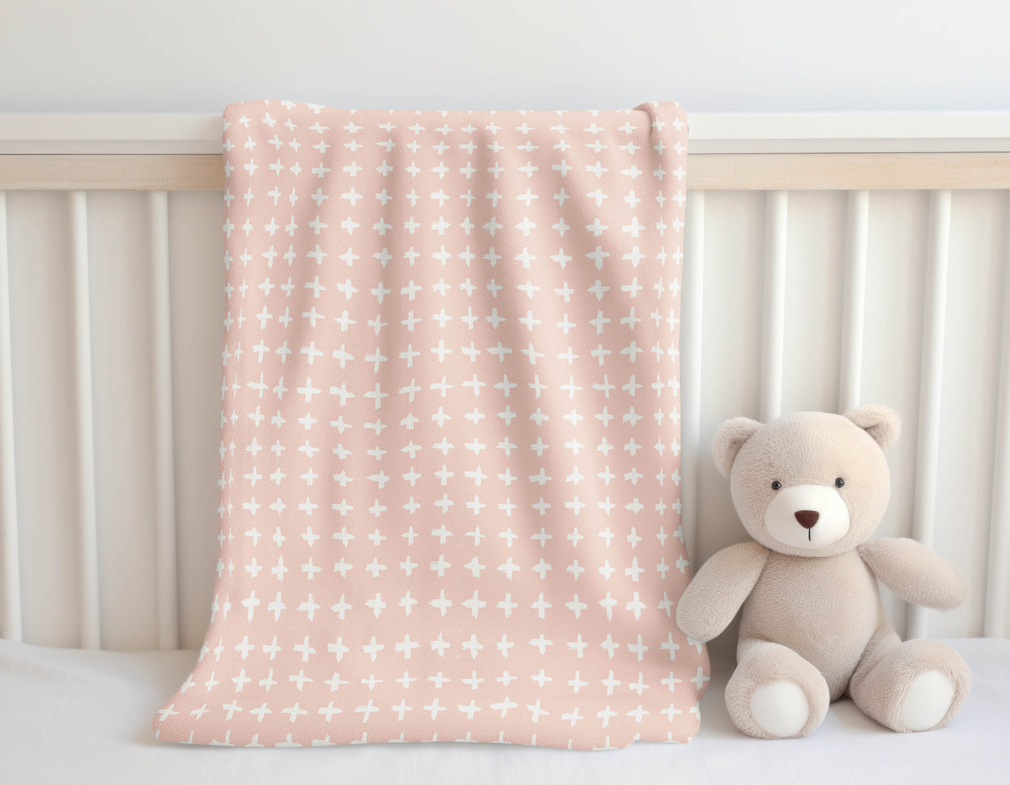 Check Velveteen Fleece Blanket
