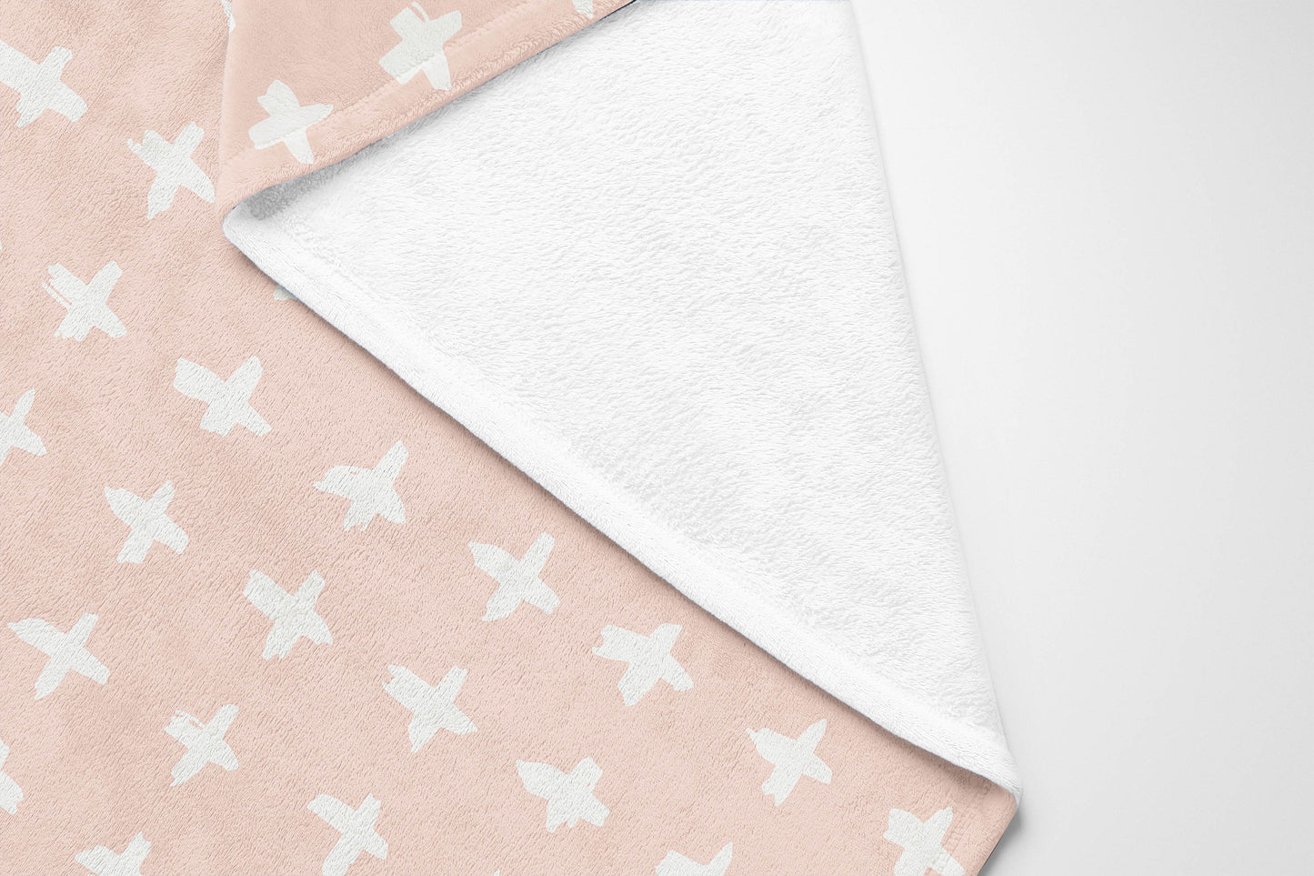 Check Velveteen Fleece Blanket