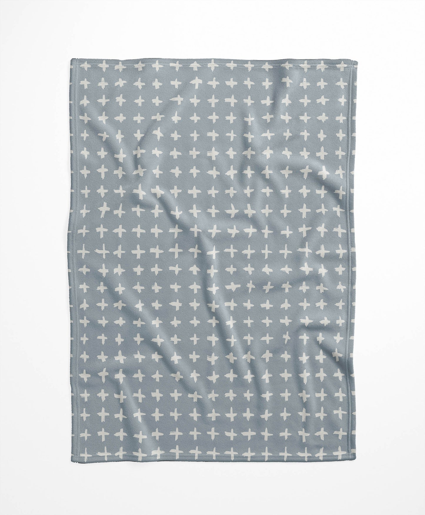 Check Velveteen Fleece Blanket