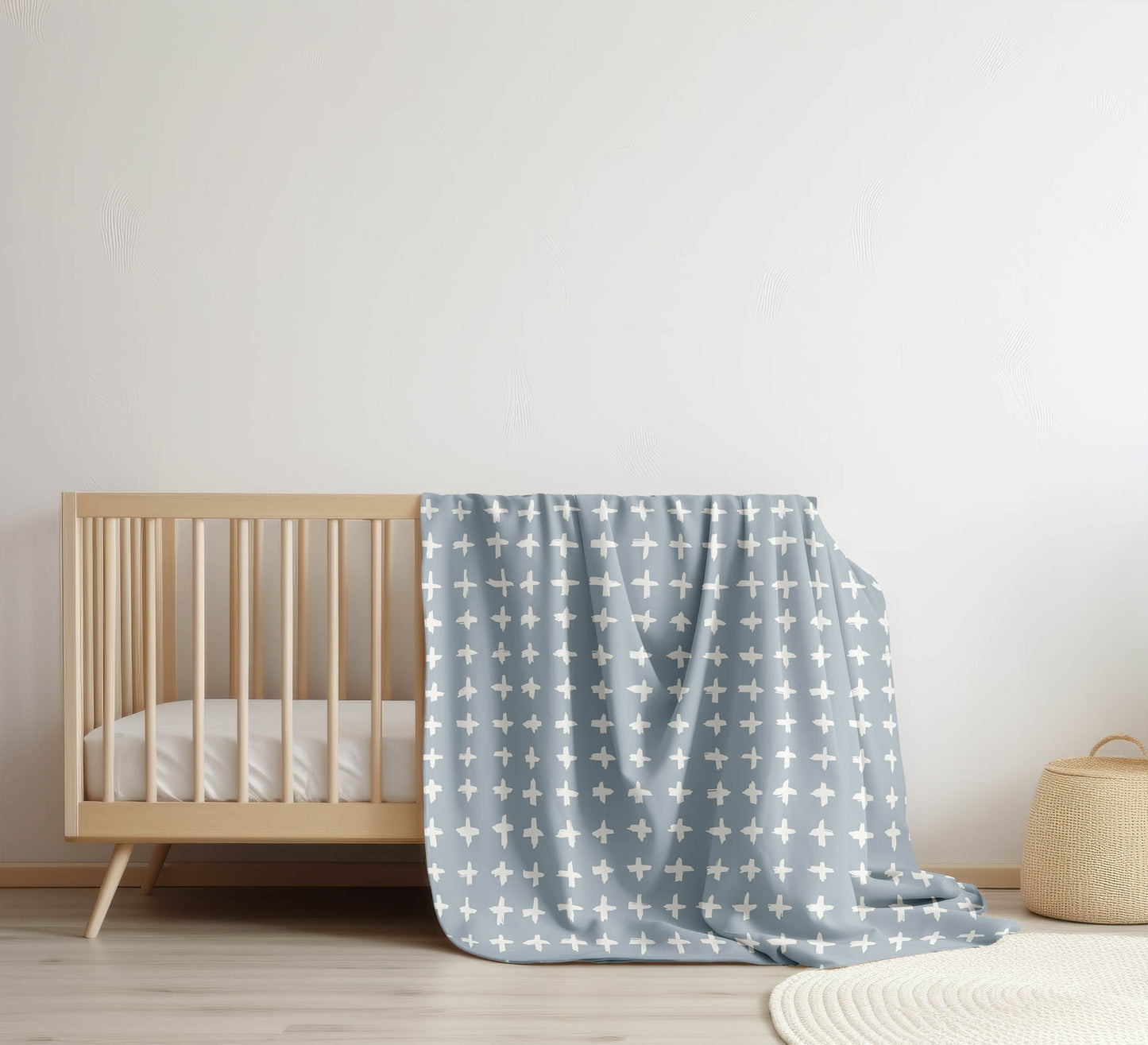 Check Velveteen Fleece Blanket