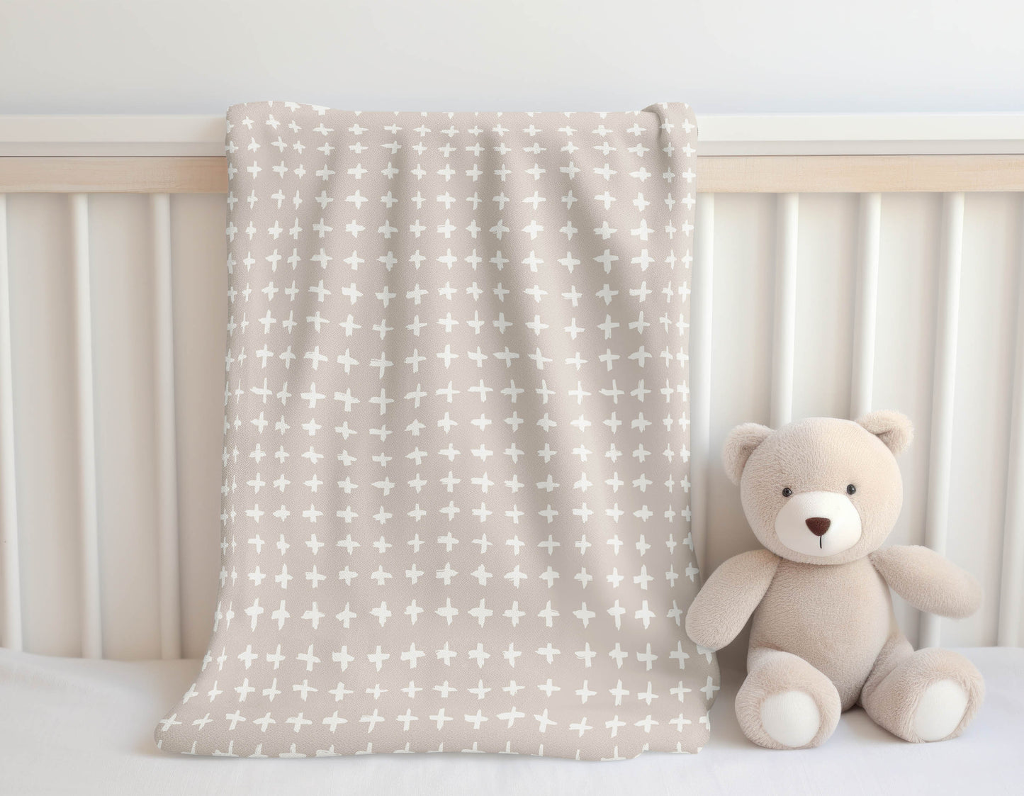 Check Velveteen Fleece Blanket