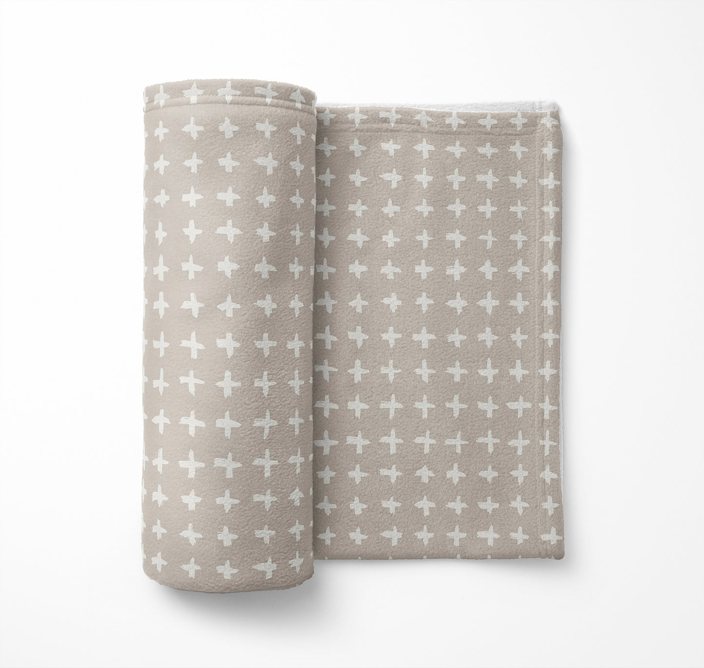 Check Velveteen Fleece Blanket