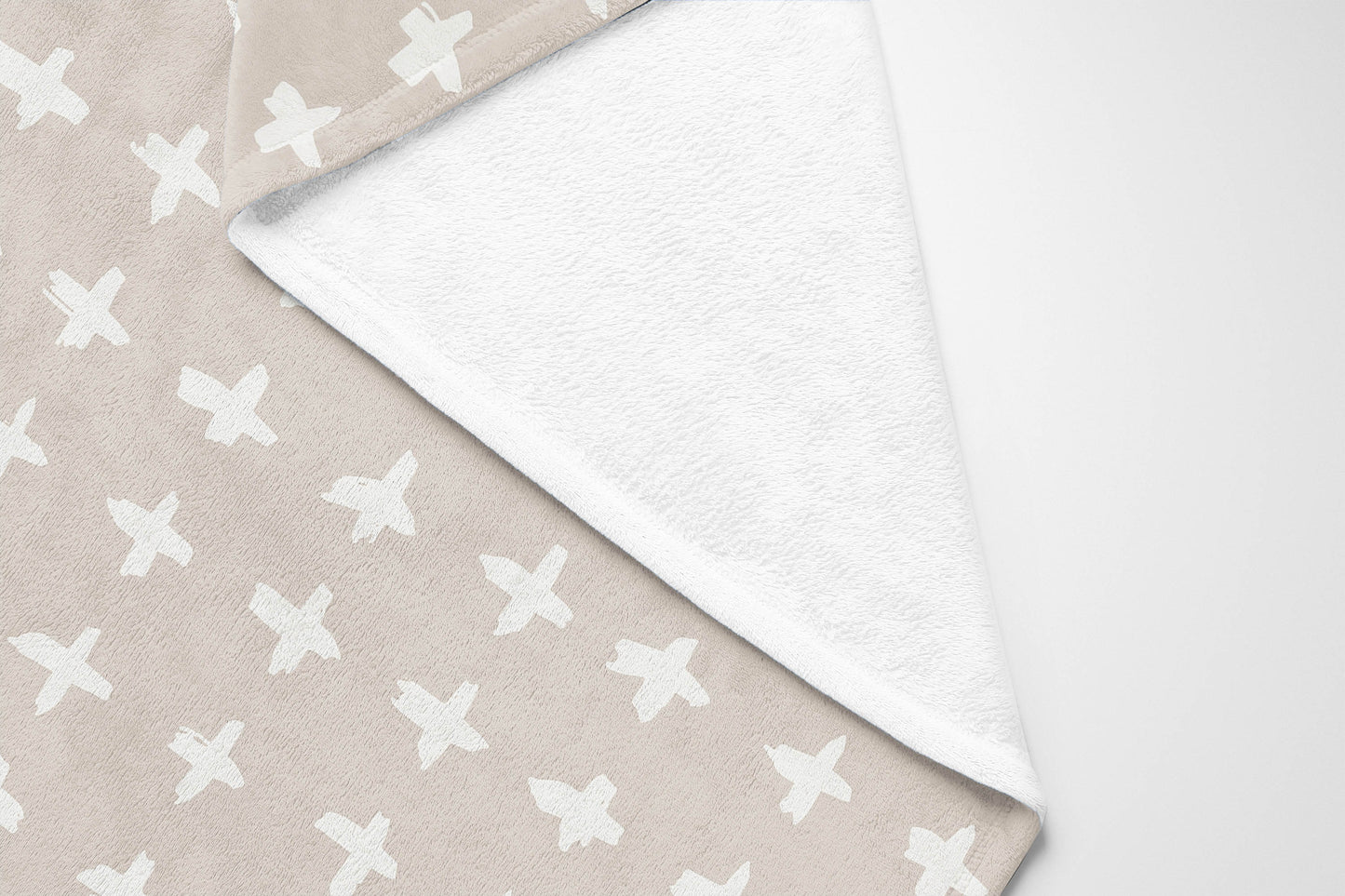 Check Velveteen Fleece Blanket